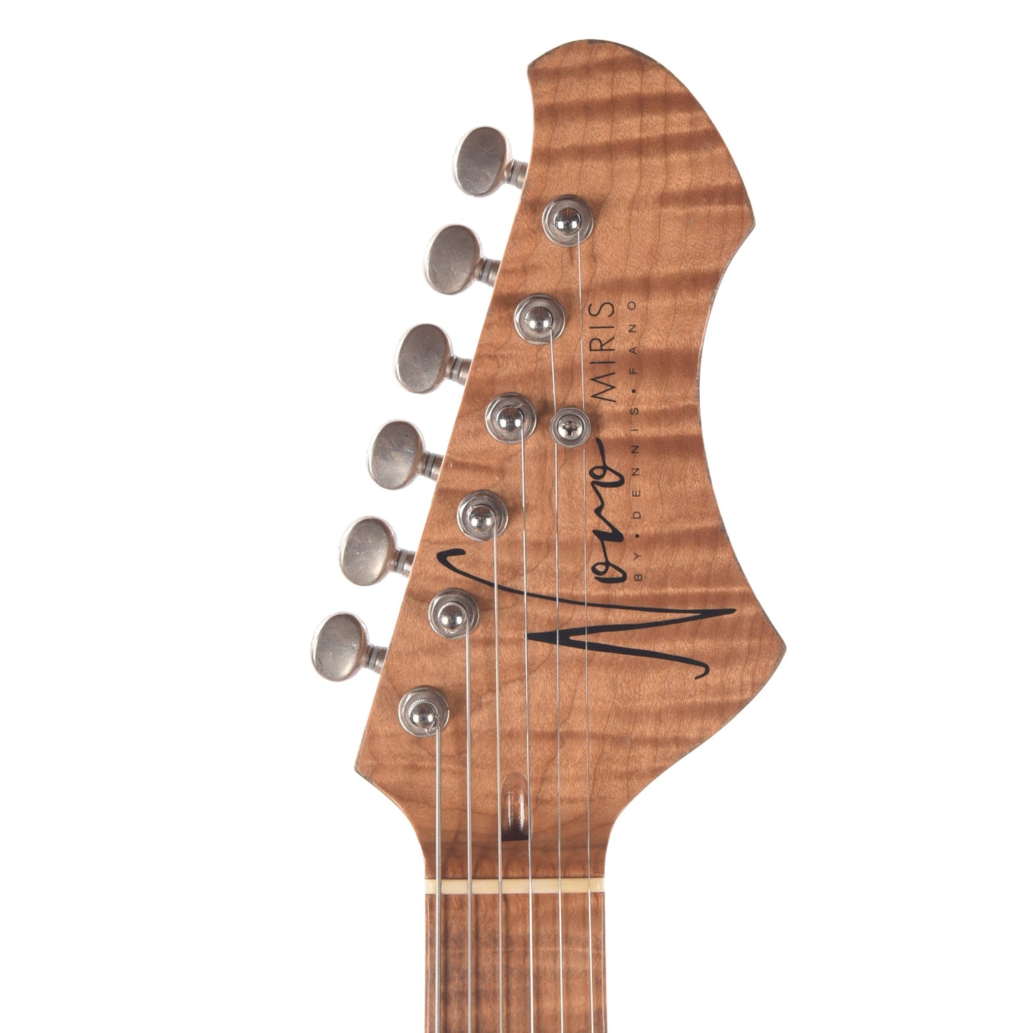 Novo Miris J Custom Sherwood Green Light Distress w/Novo Gold Foils by Lollar (Displayed at NAMM 2026, Signed by Dennis Fano)