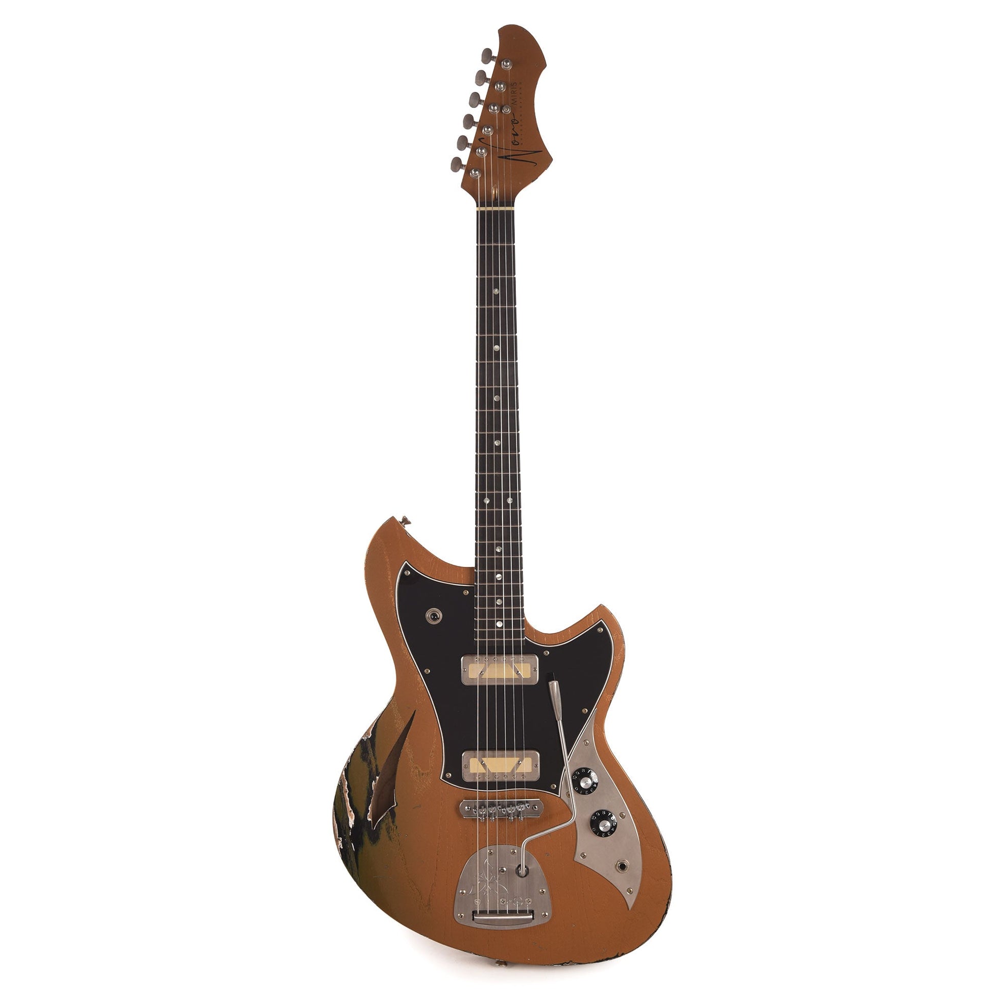 Novo Miris J Medium Distress Gold Top Over Bull Black w/Novo Gold Foils