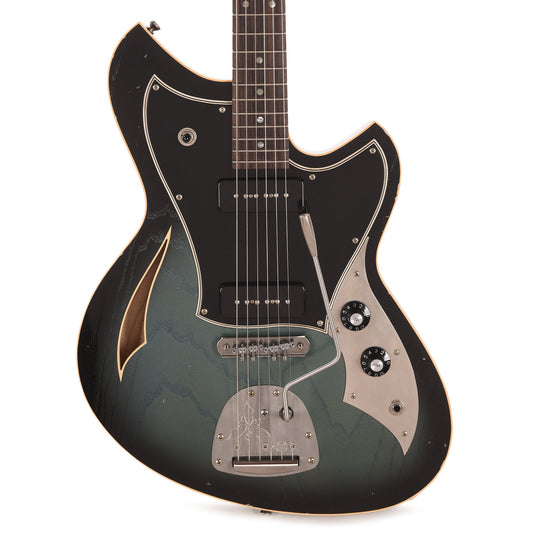 Novo Miris J Pelham Burst Light Distress w/Fralin P-90 Pickups