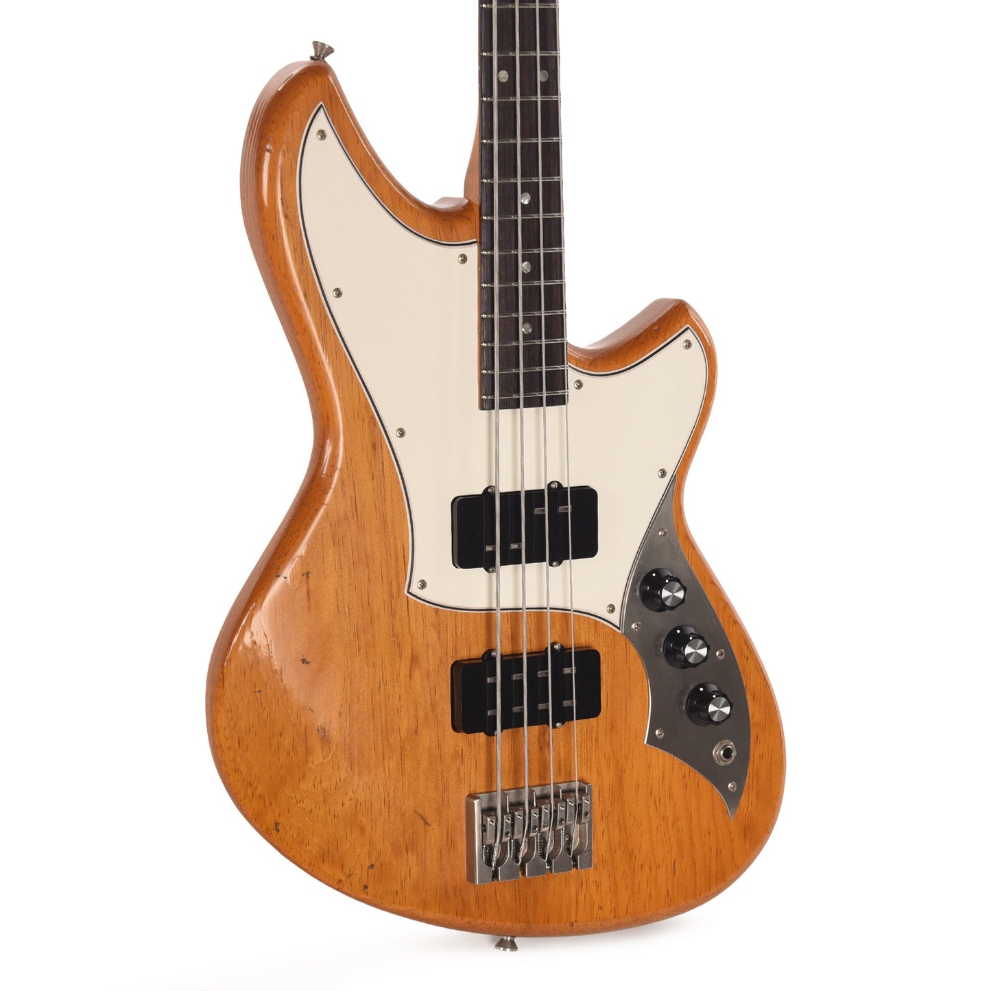 Novo Custom Ivorus Bass Amber Light Distress Amber w/Lollar Jazzmaster Bass