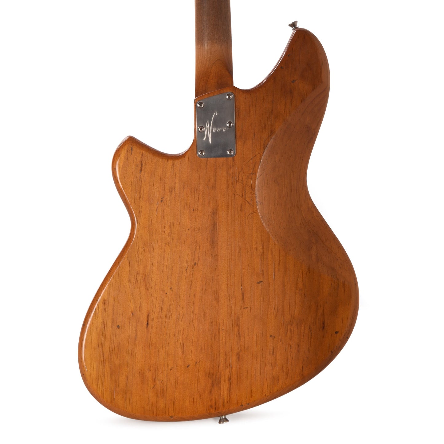 Novo Custom Ivorus Bass Amber Light Distress Amber w/Lollar Jazzmaster Bass