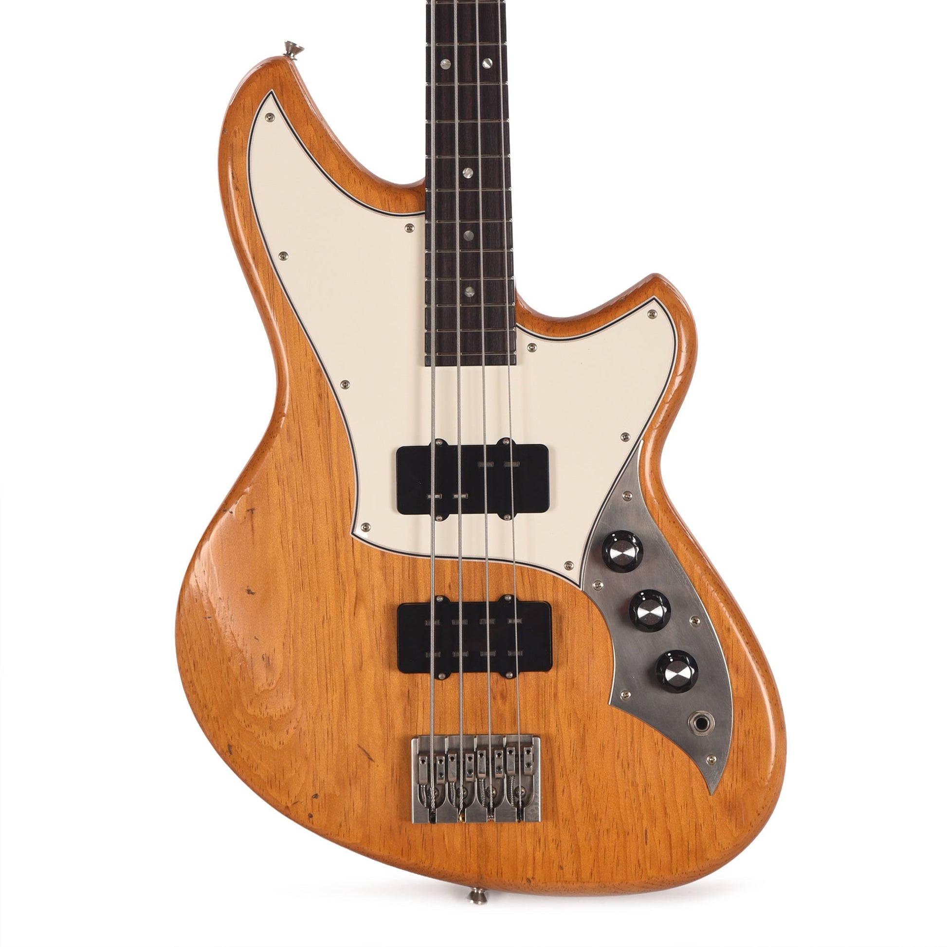 Novo Custom Ivorus Bass Amber Light Distress Amber w/Lollar Jazzmaster Bass