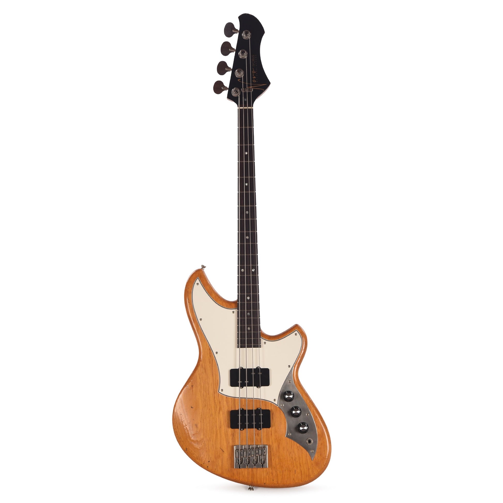 Novo Custom Ivorus Bass Amber Light Distress Amber w/Lollar Jazzmaster Bass
