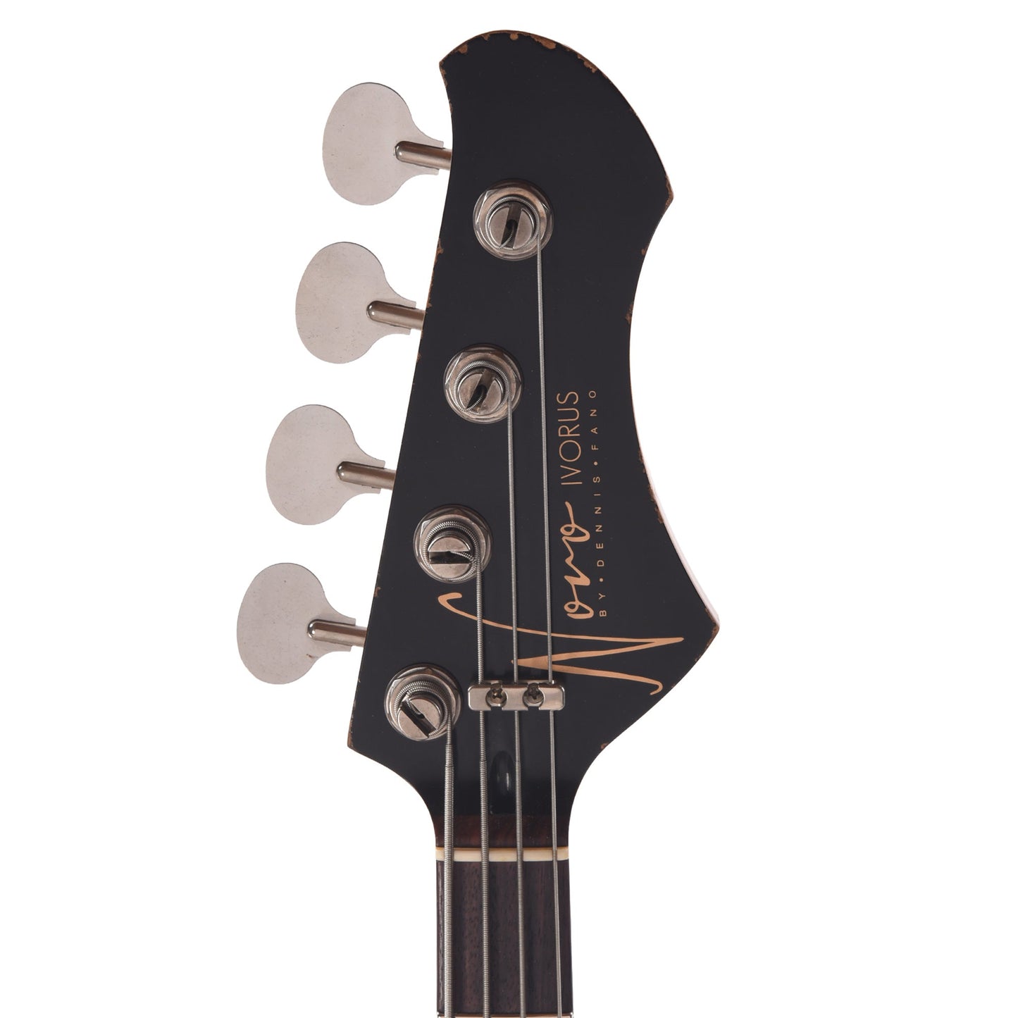 Novo Custom Ivorus Bass Amber Light Distress Amber w/Lollar Jazzmaster Bass
