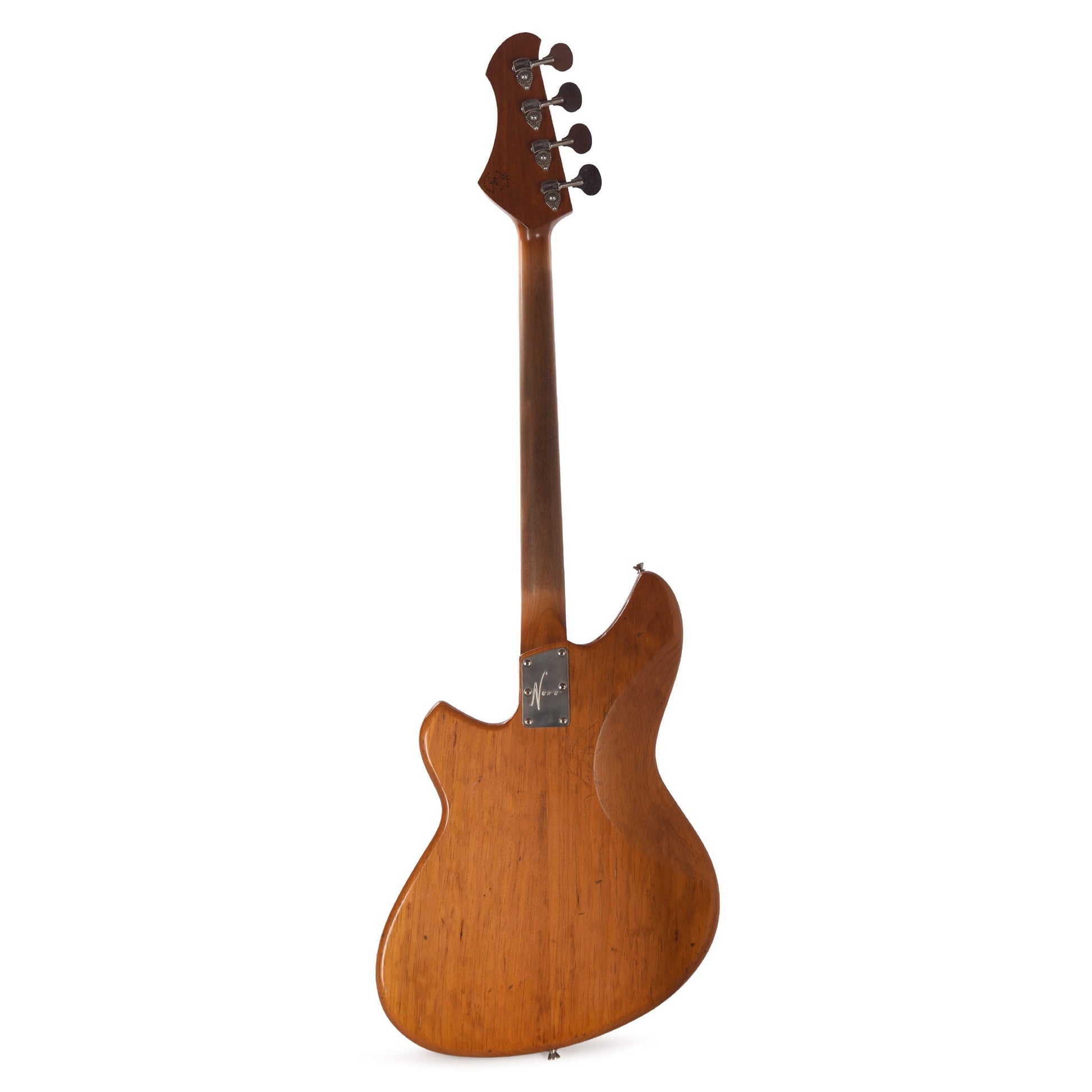 Novo Custom Ivorus Bass Amber Light Distress Amber w/Lollar Jazzmaster Bass
