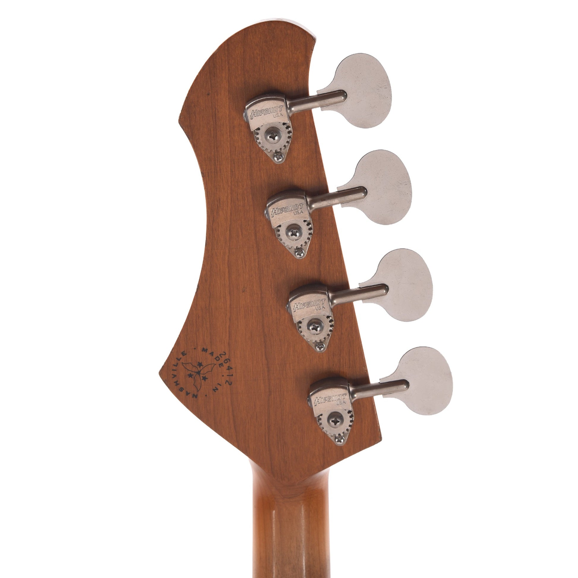 Novo Custom Ivorus Bass Amber Light Distress Amber w/Lollar Jazzmaster Bass