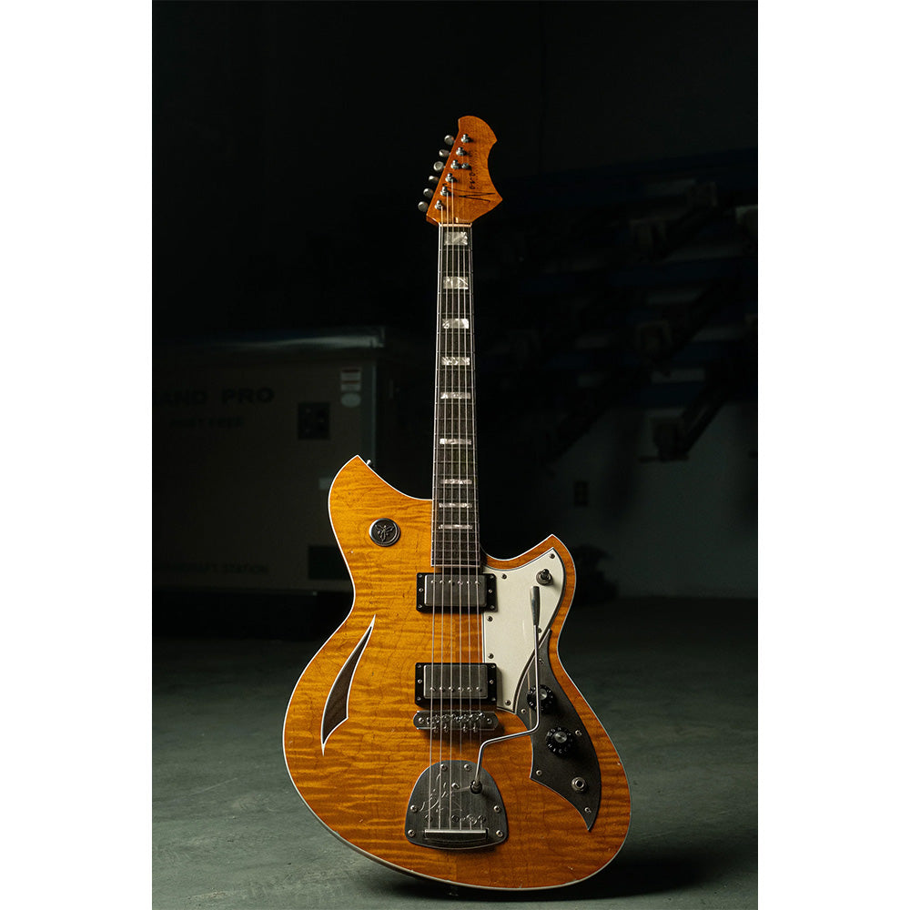 Novo Dealer Limited Miris JHH Amber Light Distress w/Lollar Low-Wind Imperials (Displayed at NAMM 2026, Signed by Dennis Fano)