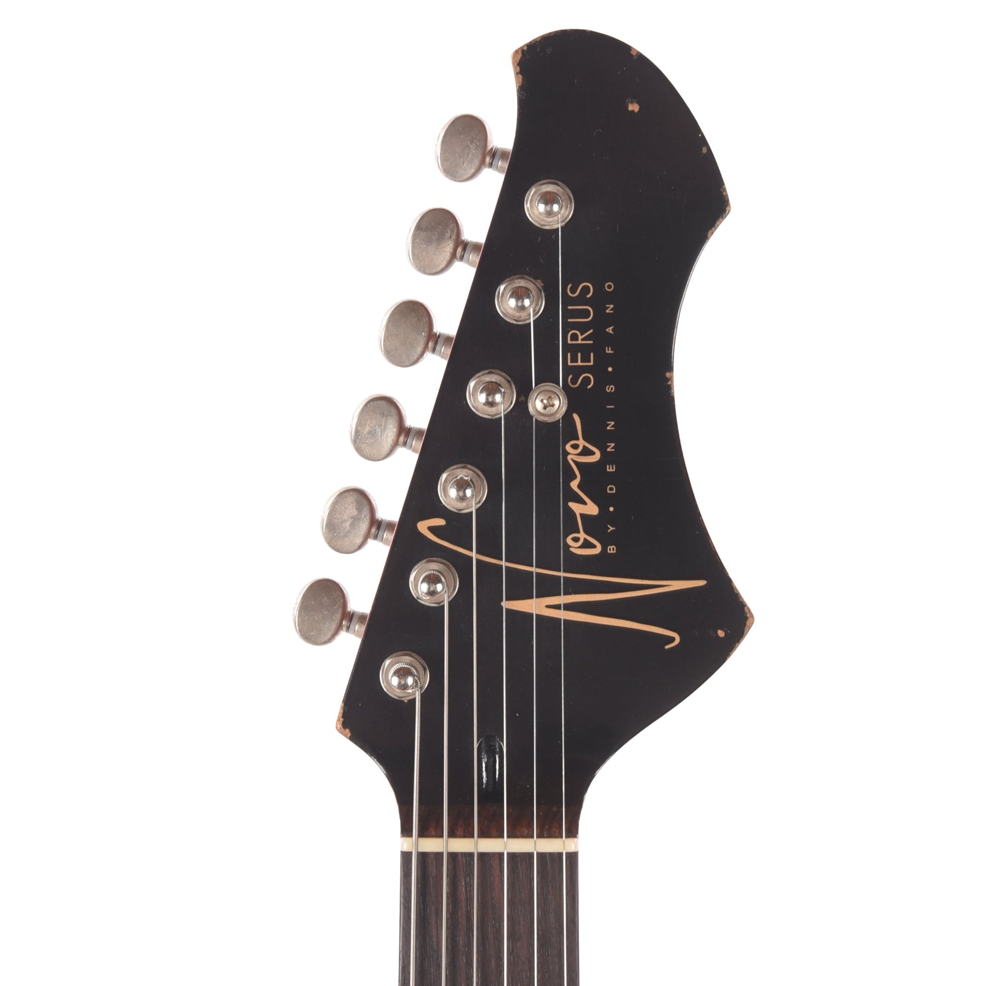 Novo Dealer Limited Serus Chambered H2 Faded Cherry Burst Light Distress w/Lollar Low-Wind Imperials (Displayed at NAMM 2026, Signed by Dennis Fano)
