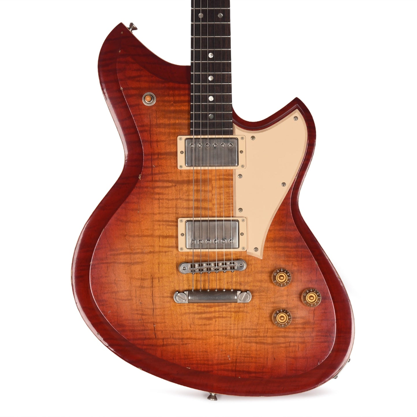 Novo Dealer Limited Serus Chambered H2 Faded Cherry Burst Light Distress w/Lollar Low-Wind Imperials