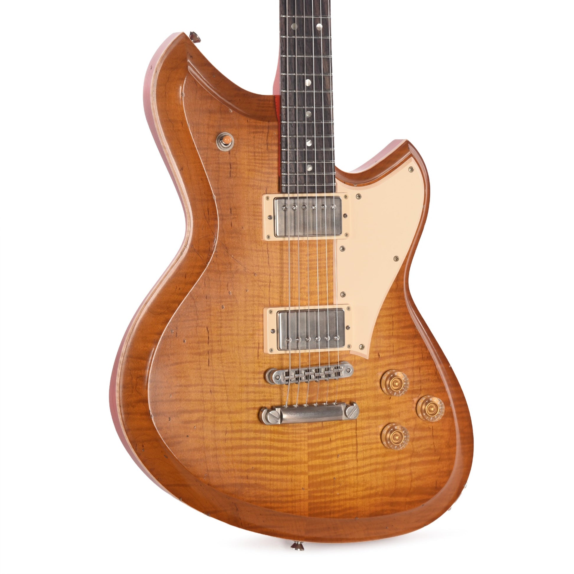 Novo Dealer Limited Serus Chambered H2 Faded Tea Burst Light Distress w/Lollar Low-Wind Imperials