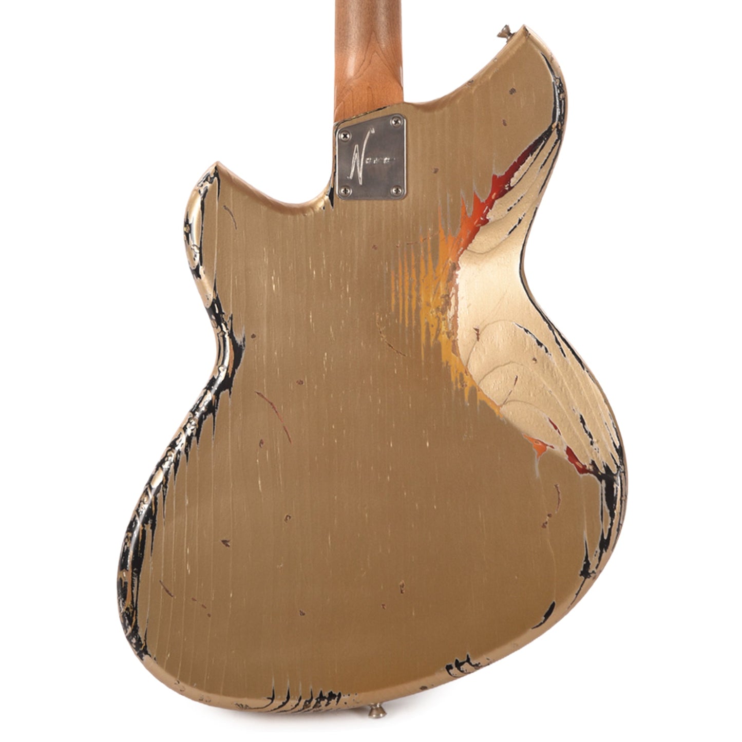 Novo Dealer Limited Serus J Shoreline Gold over '64 3-Tone Burst Medium Distress w/Fralin P-90s (Displayed at NAMM 2026, Signed by Dennis Fano)