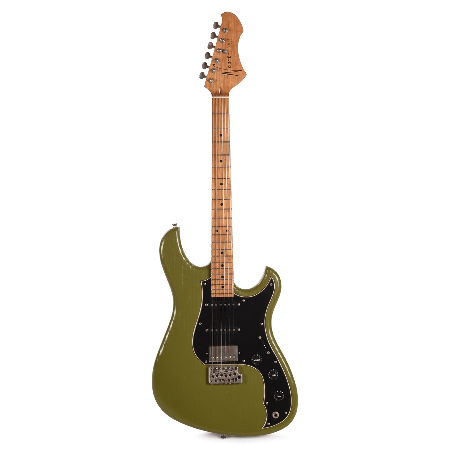 Novo Idris HSS Light Distress Uffington Green w/Fralin Modern PAF/Vintage Hot Strat Pickups