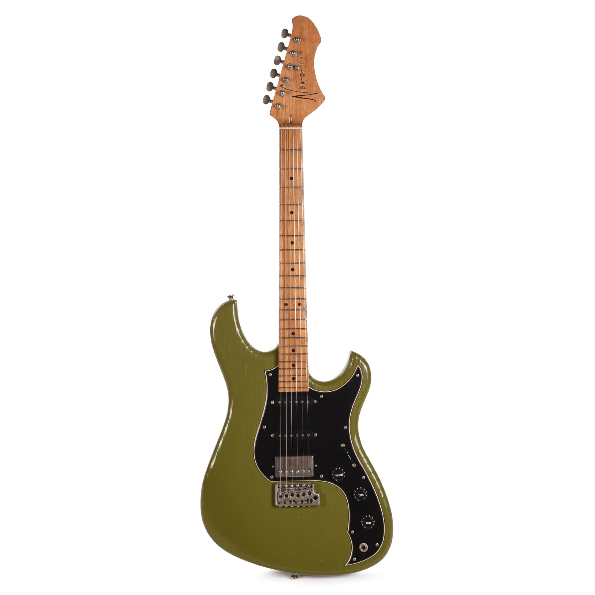 Novo Idris HSS Light Distress Uffington Green w/Fralin Modern PAF/Vintage Hot Strat Pickups