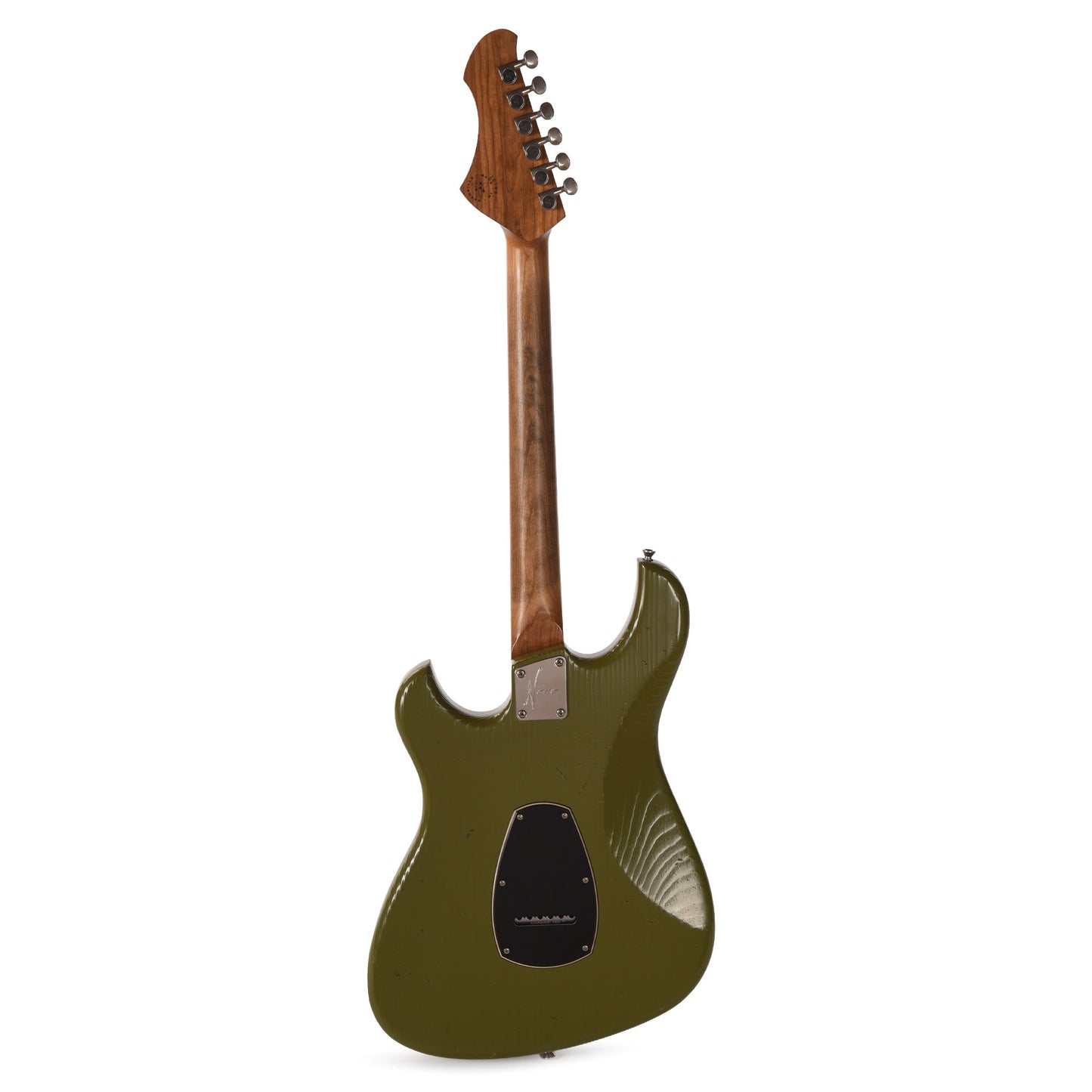 Novo Idris HSS Light Distress Uffington Green w/Fralin Modern PAF/Vintage Hot Strat Pickups