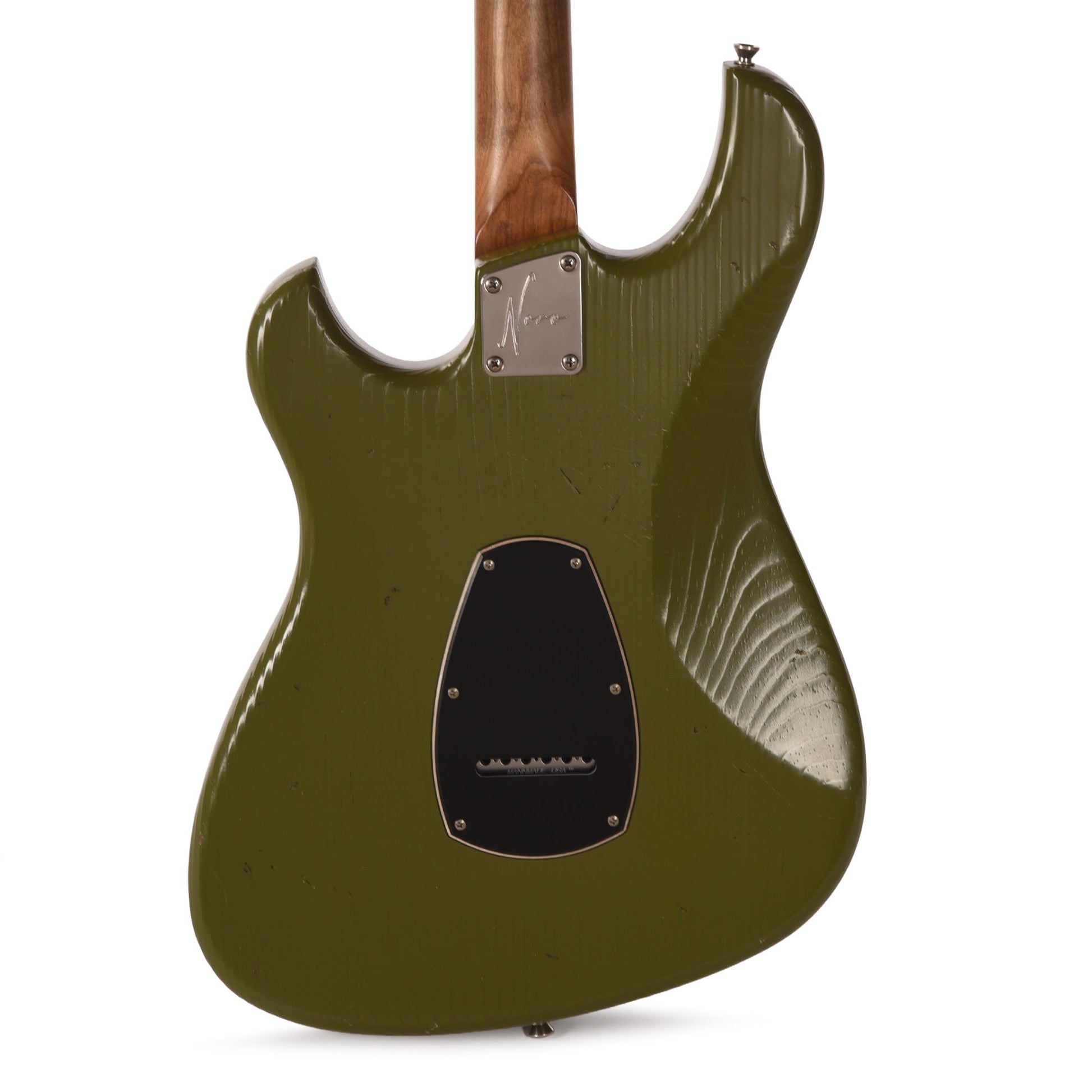Novo Idris HSS Light Distress Uffington Green w/Fralin Modern PAF/Vintage Hot Strat Pickups