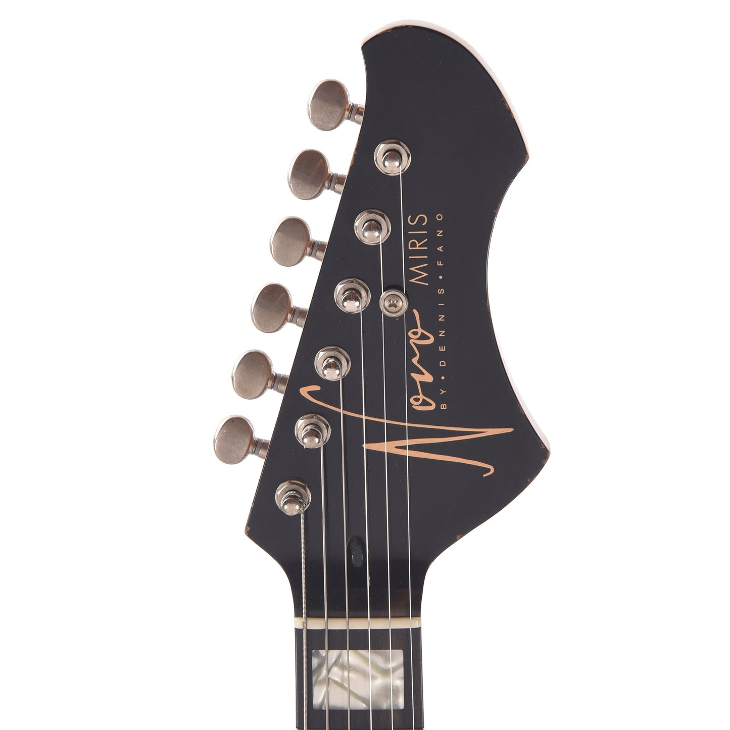 Novo Miris H2 Light Distress Pelham Burst w/Fralin Pure PAFs & Matching Headstock