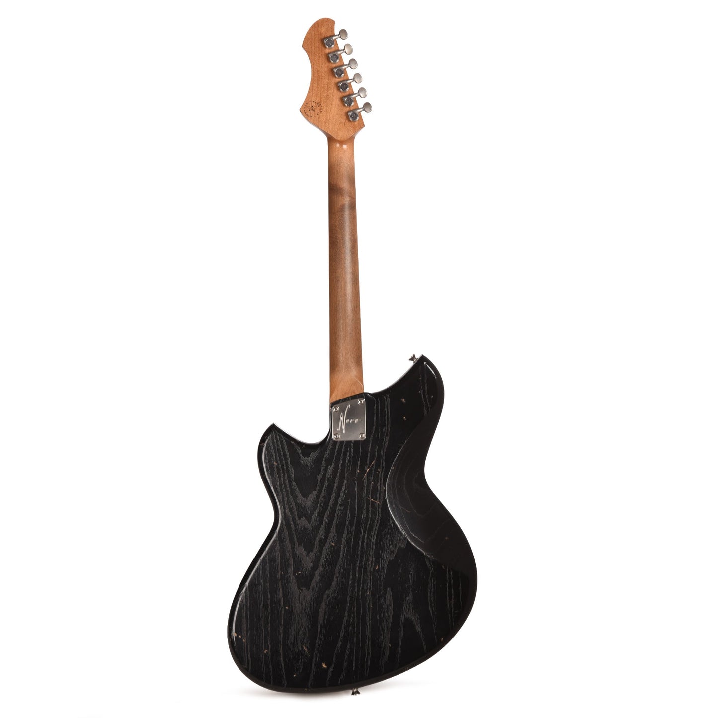 Novo Miris J Light Distress Bull Black w/Fralin P-90s
