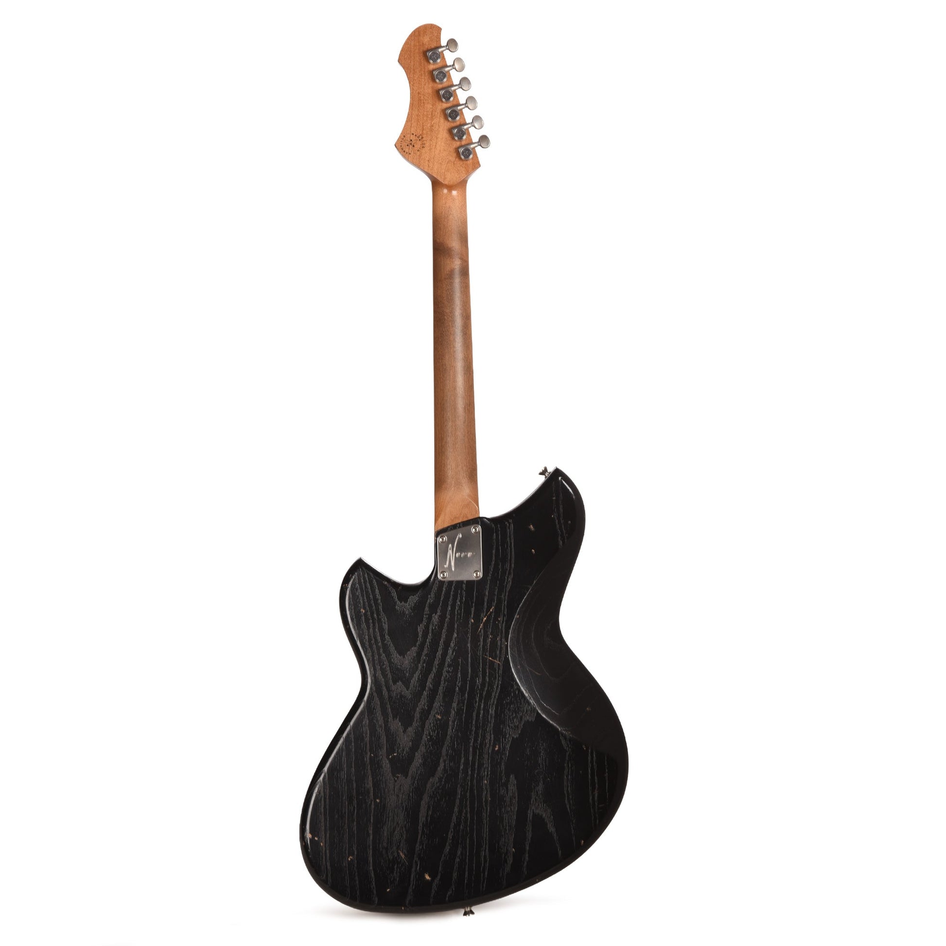 Novo Miris J Light Distress Bull Black w/Fralin P-90s