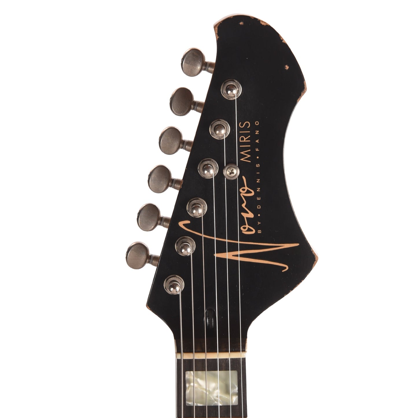 Novo Miris J Light Distress Bull Black w/Fralin P-90s