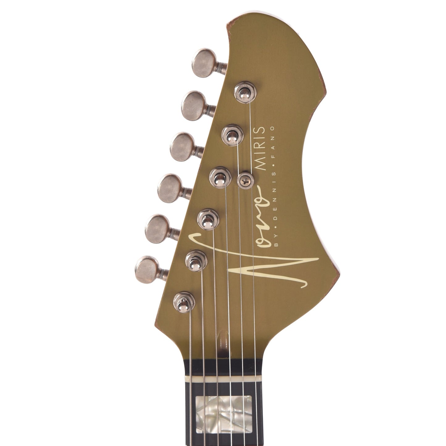 Novo Miris JHH Light Distress Royal Olive Burst w/Fralin Pure PAFs & Matching Headstock