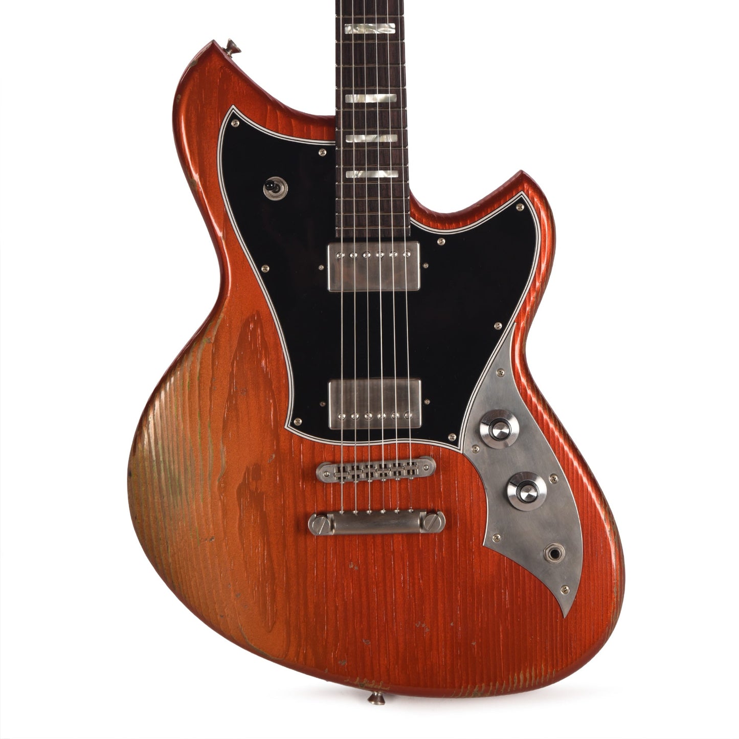 Novo Serus H2 Faded Sparkling Burgundy Medium Distress w/ Fralin Modern PAF Pickups