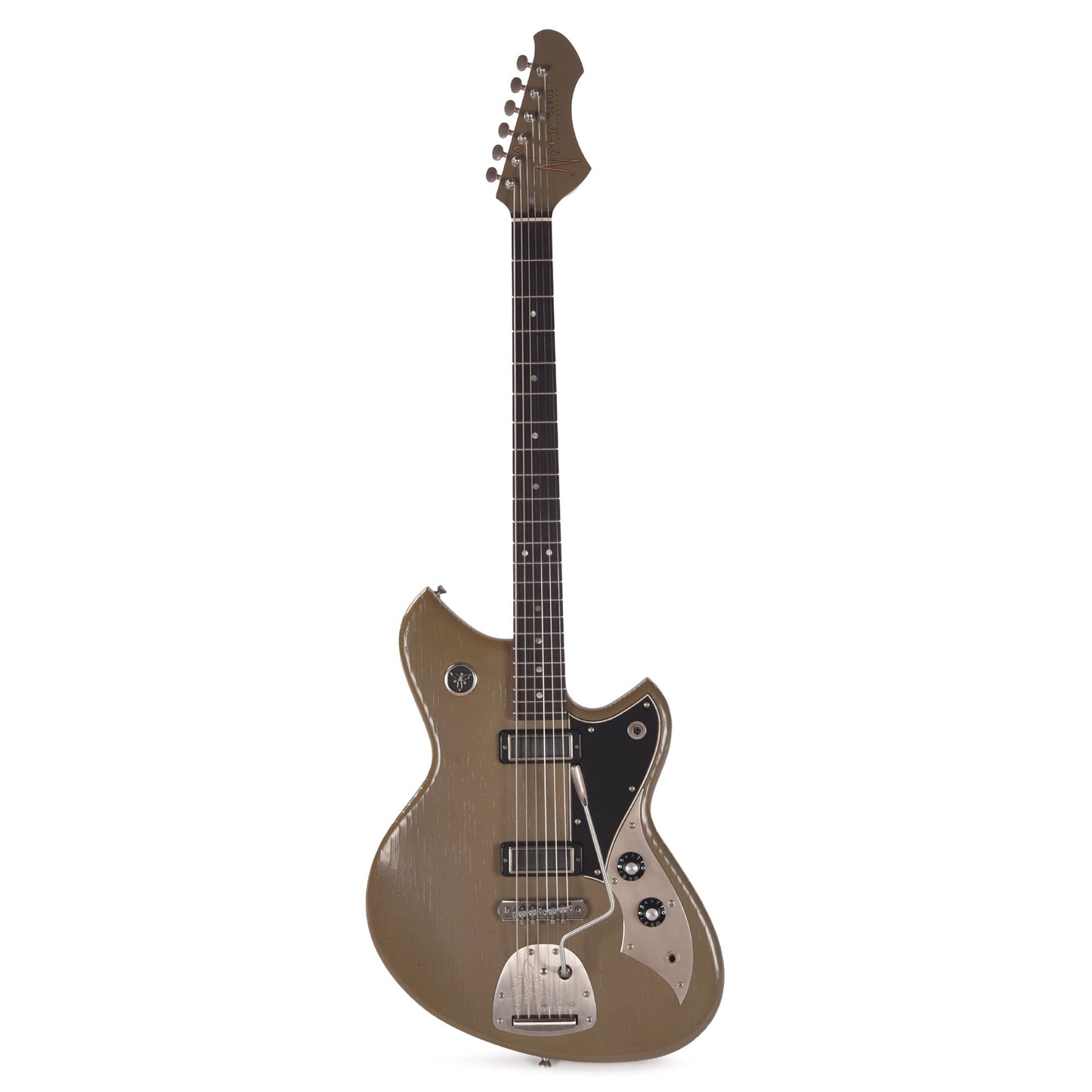 Novo Serus J Baritone Wrapped In Grey Light Distress w/Lollar Mini-Broilers