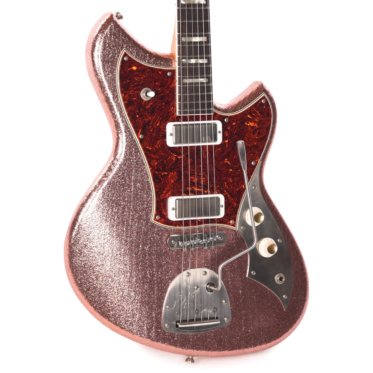 Novo Serus J Burgundy Sparkle Extra Light Distress w/Lollar Firebird Pickups (Displayed at NAMM 2026, Signed by Dennis Fano)