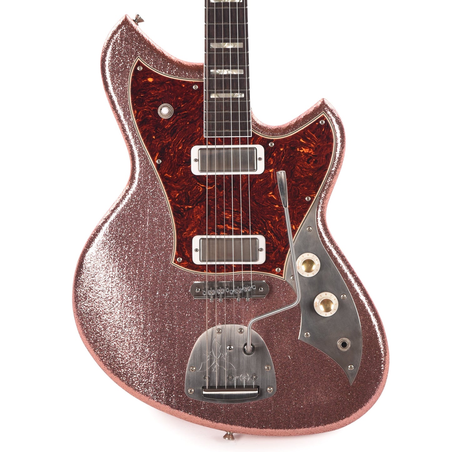Novo Serus J Burgundy Sparkle Extra Light Distress w/Lollar Firebird Pickups (Displayed at NAMM 2026, Signed by Dennis Fano)