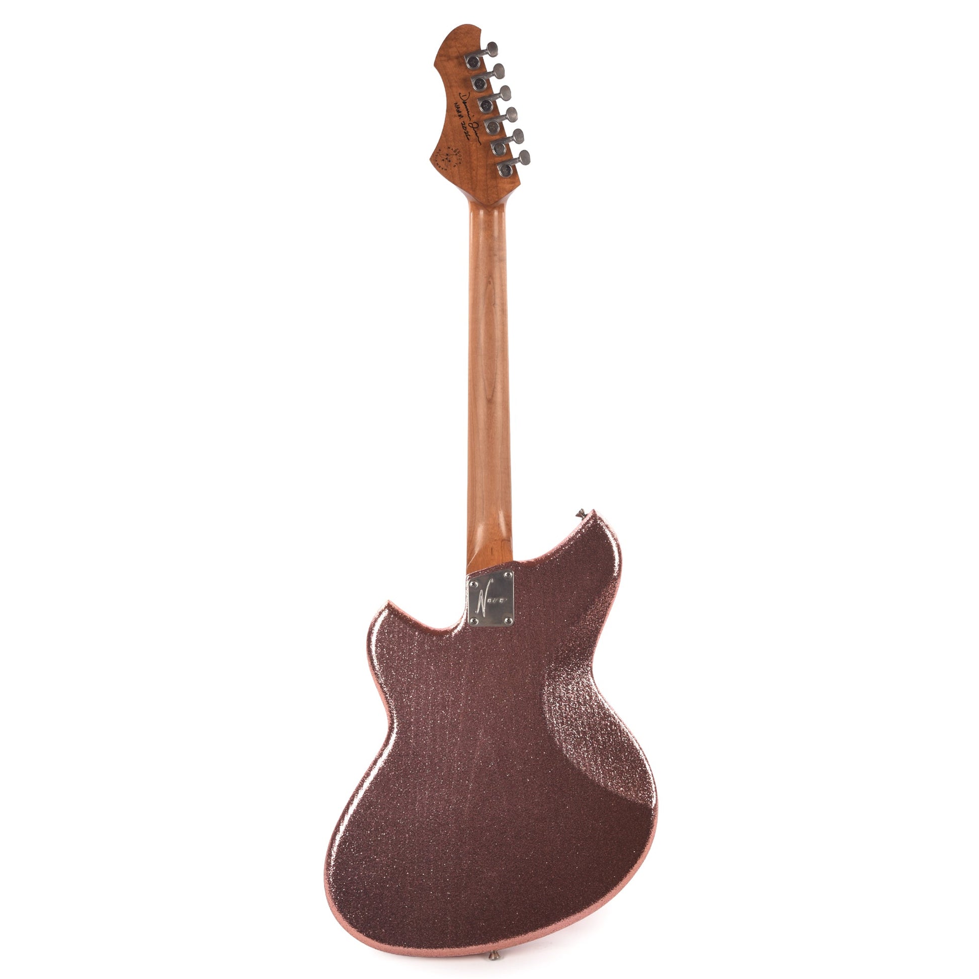 Novo Serus J Burgundy Sparkle Extra Light Distress w/Lollar Firebird Pickups (Displayed at NAMM 2026, Signed by Dennis Fano)