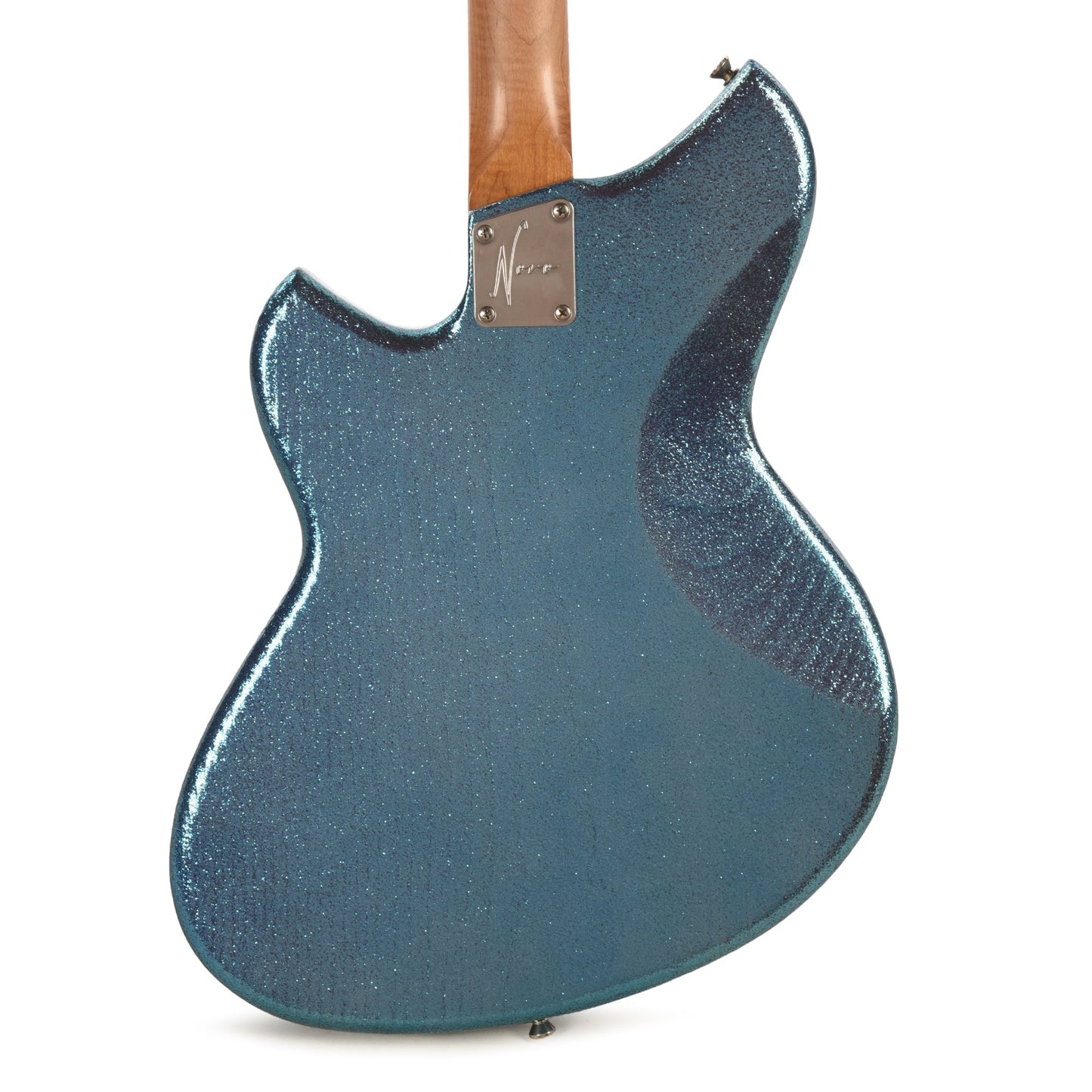 Novo Serus J Custom Lake Placid Blue Sparkle Extra Light Distress w/Lollar Gold Foils