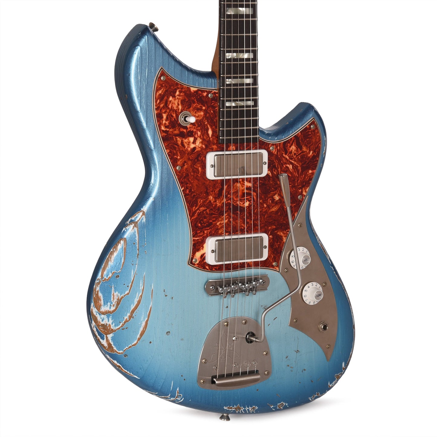 Novo Serus J Lake Sonic Burst Medium Distress w/ Lollar Firebird Pickups