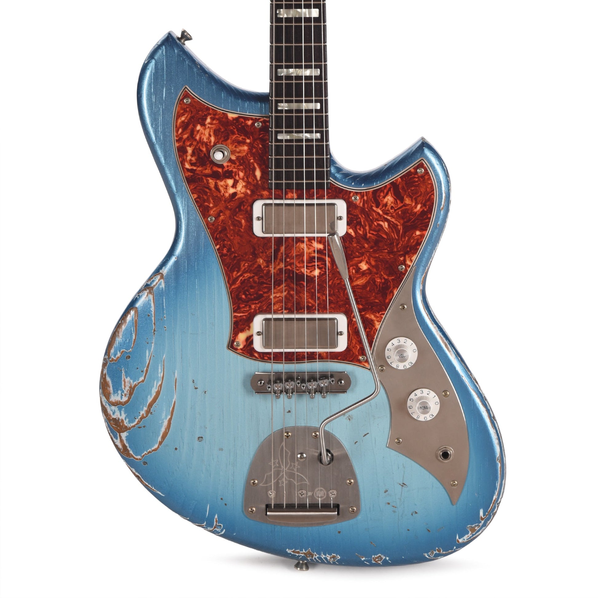 Novo Serus J Lake Sonic Burst Medium Distress w/ Lollar Firebird Pickups