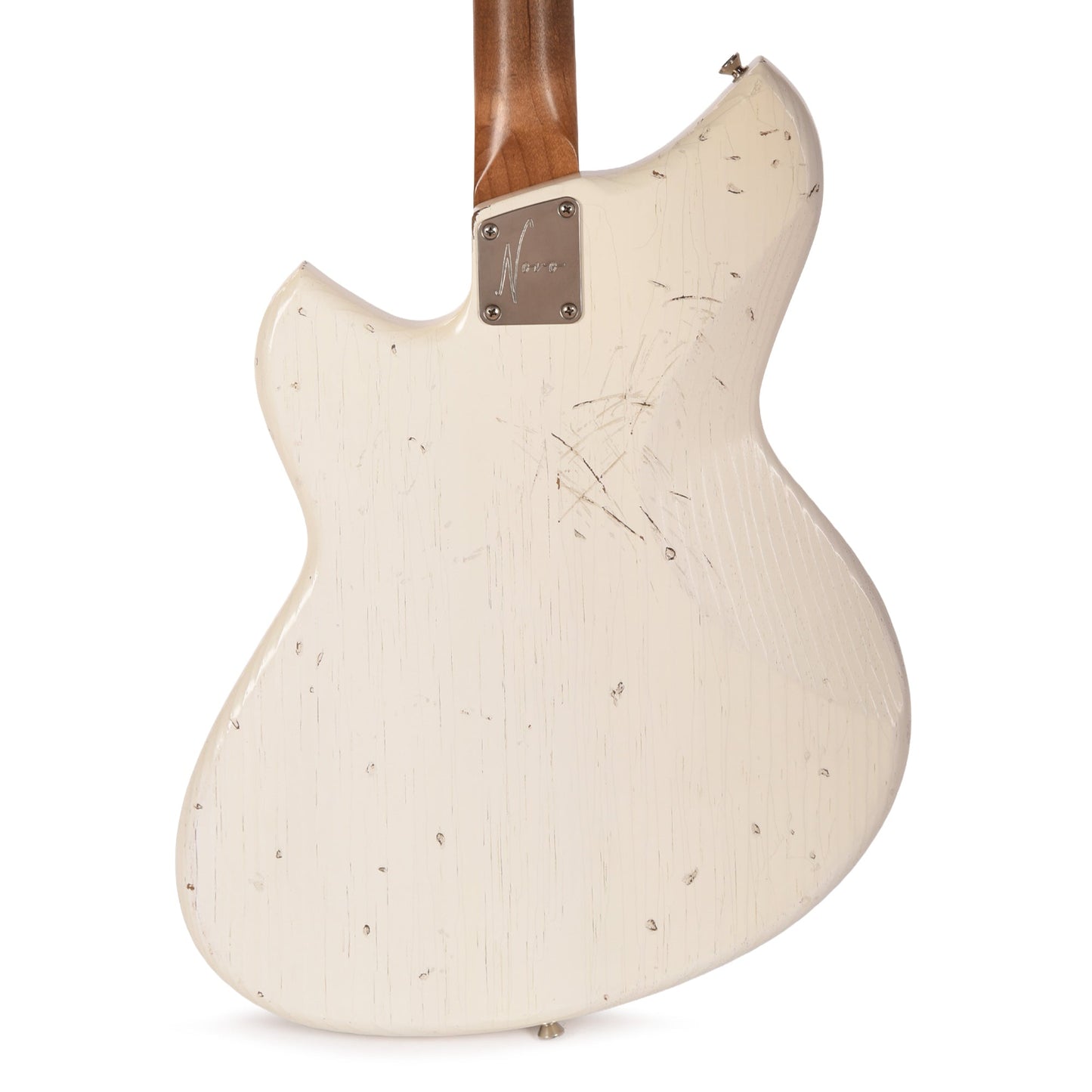Novo Serus J Light Distress Olympic White w/Fralin P90s