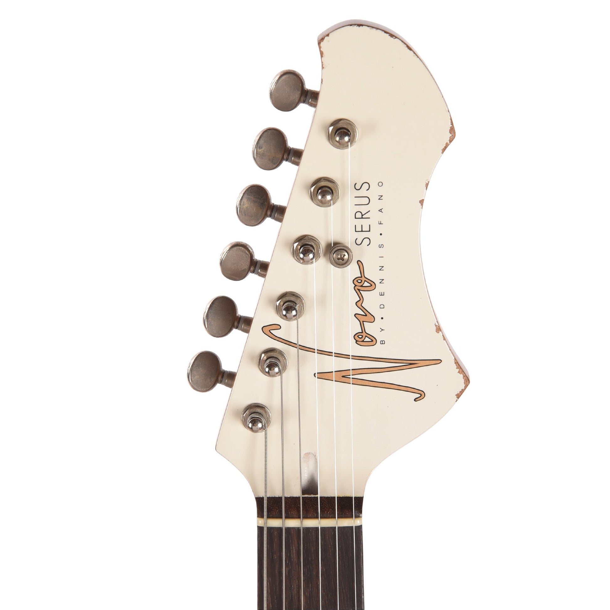 Novo Serus J Light Distress Olympic White w/Fralin P90s