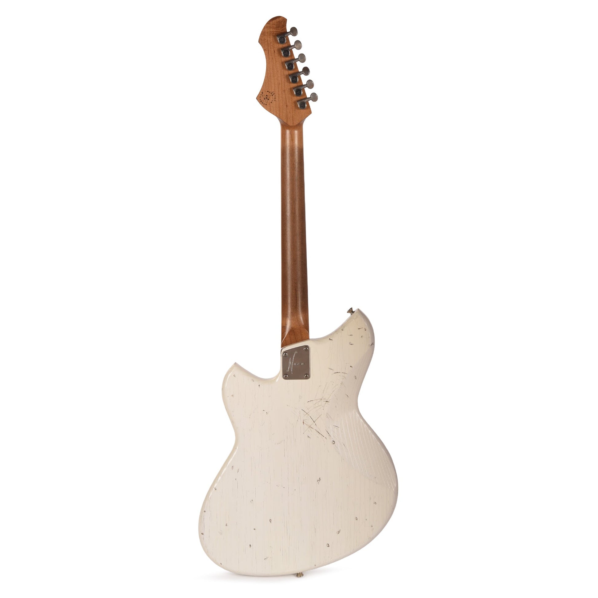 Novo Serus J Light Distress Olympic White w/Fralin P90s