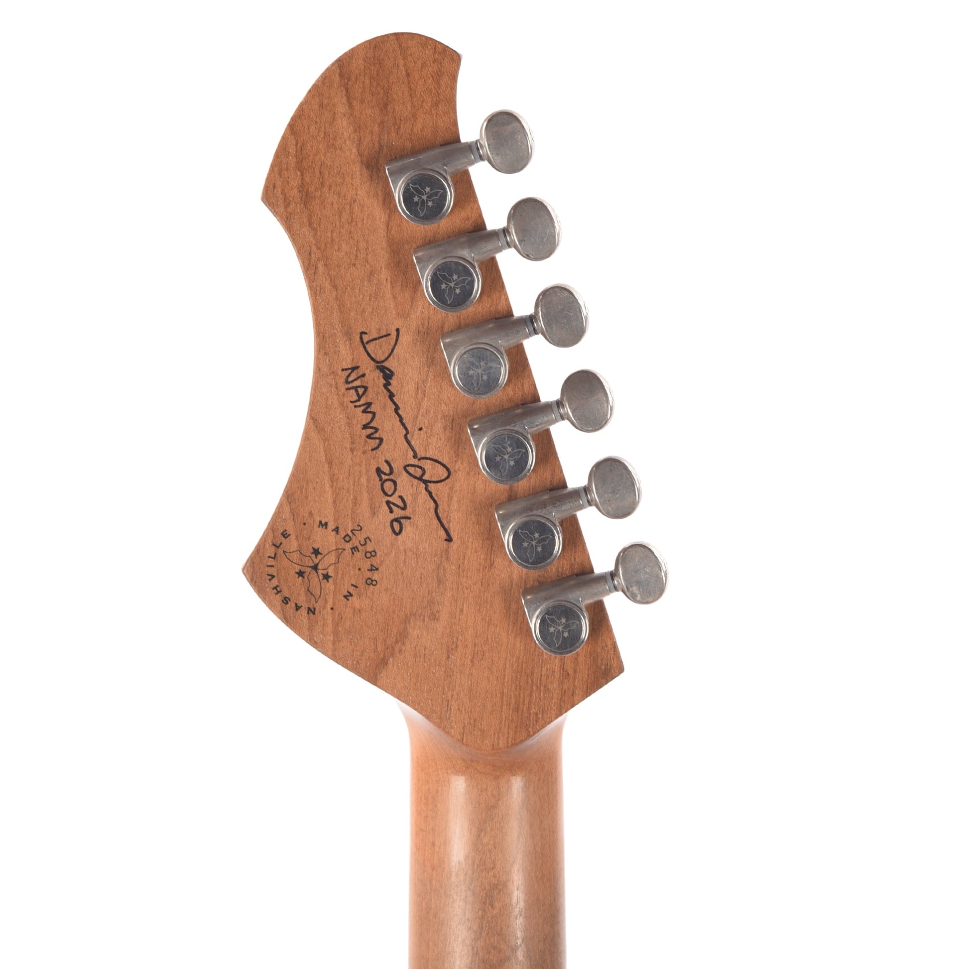 Novo Serus J Mayan Burst Light Distress w/Fralin Pickups (Displayed at NAMM 2026, Signed by Dennis Fano)
