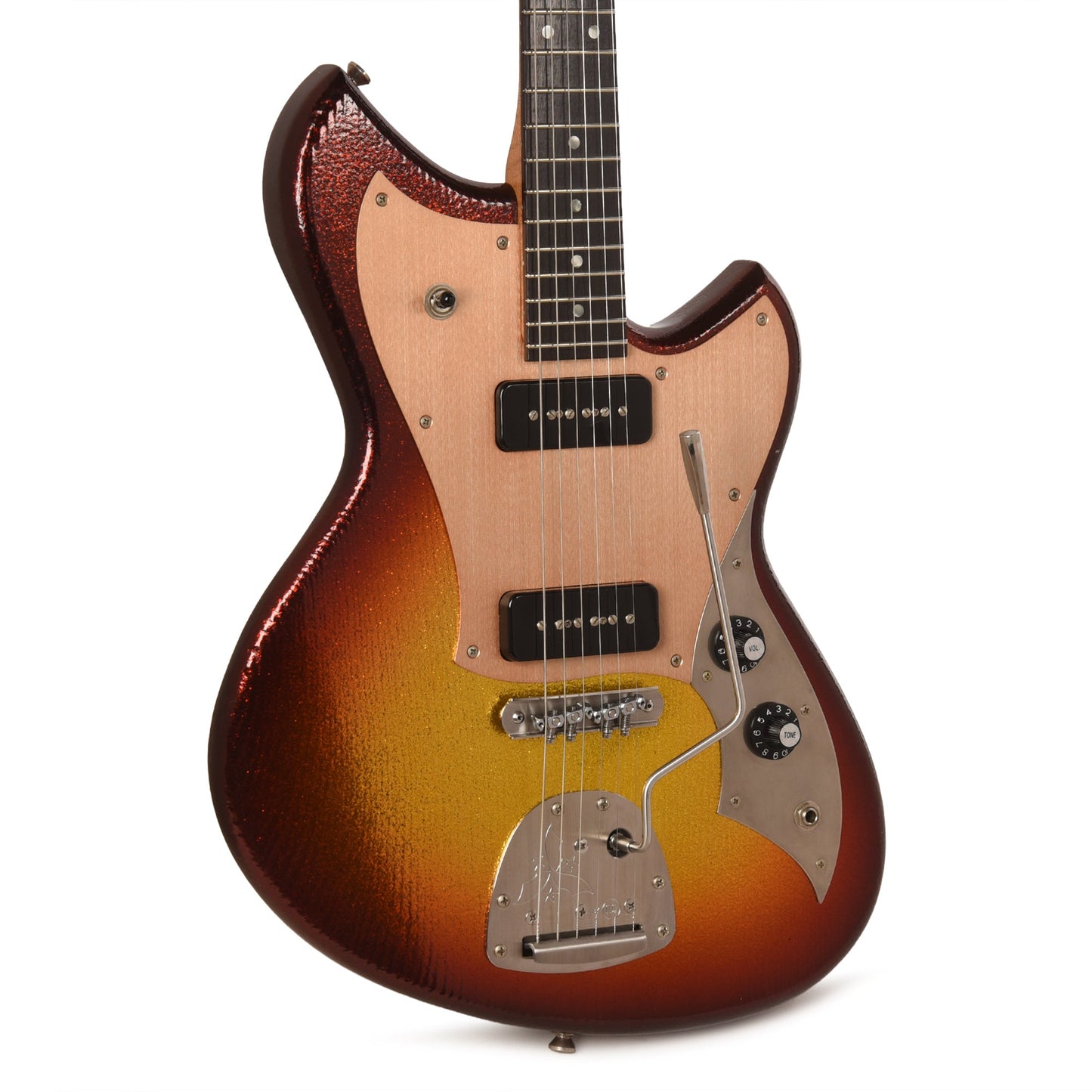 Novo Serus J Sienna Burst Sparkle Extra Light Distress w/Fralin P90s