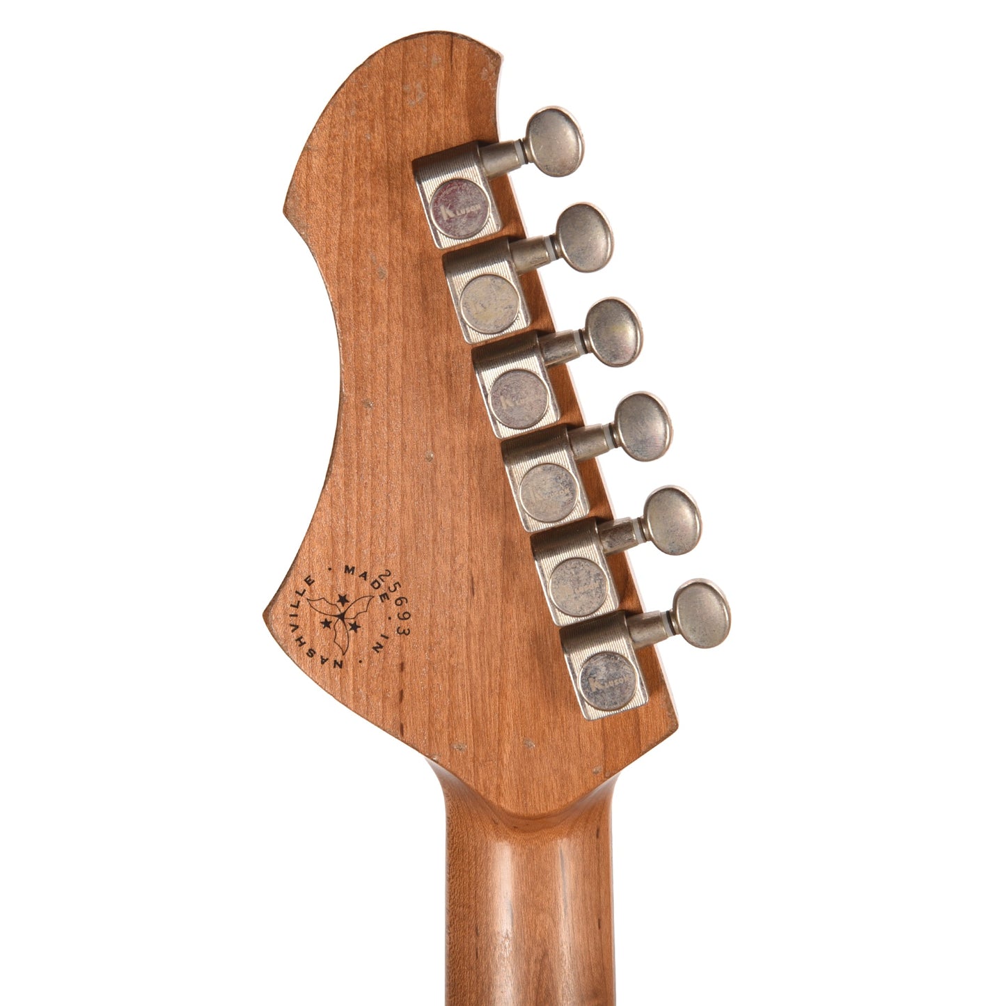 Novo Serus J Vandalism Yellow Over '64 3-Tone Burst Distress w/Fralin P-90 Pickups