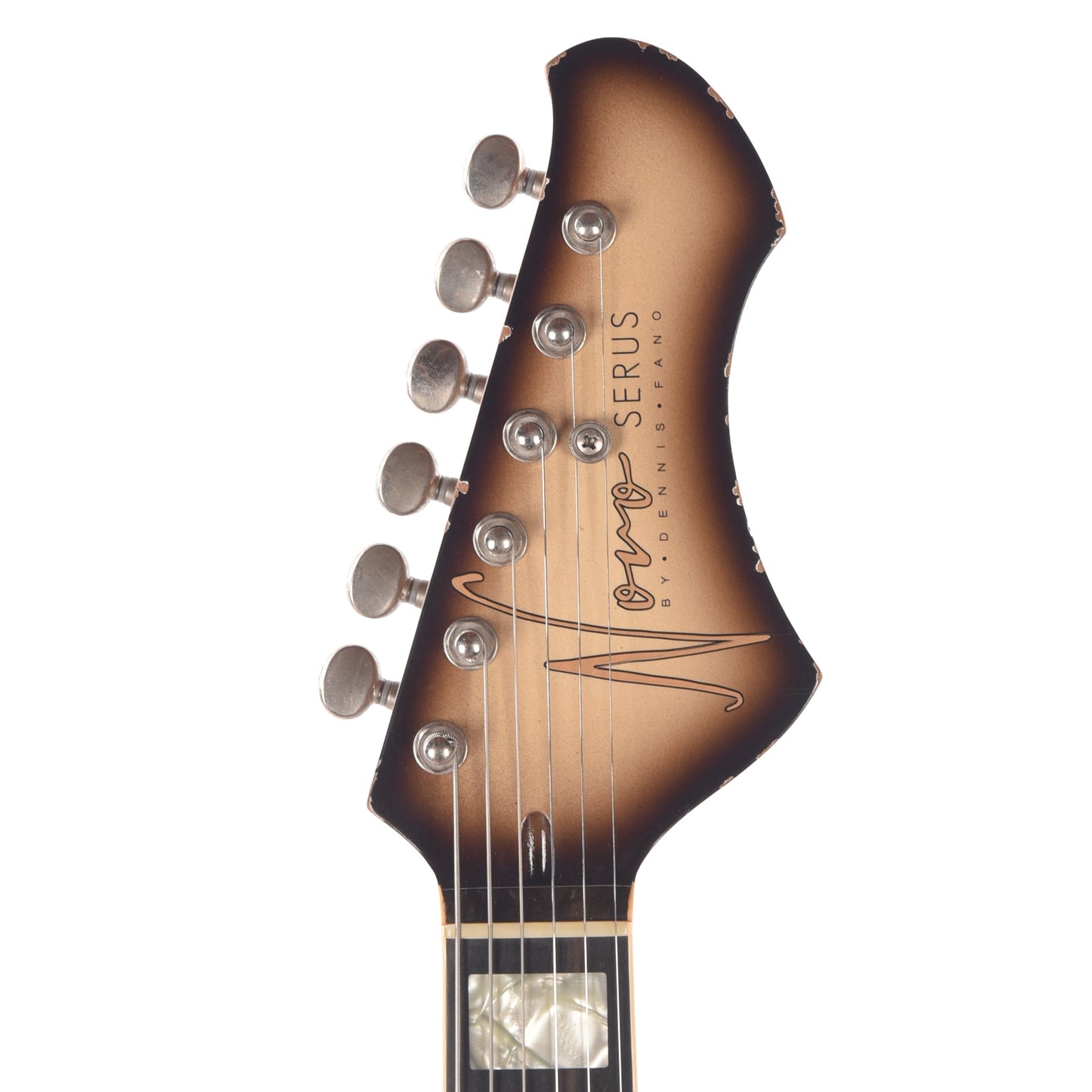 Novo Serus JHH Toasted Marshmallow Light Distress w/Lollartron Pickups (Displayed at NAMM 2026, Signed by Dennis Fano)