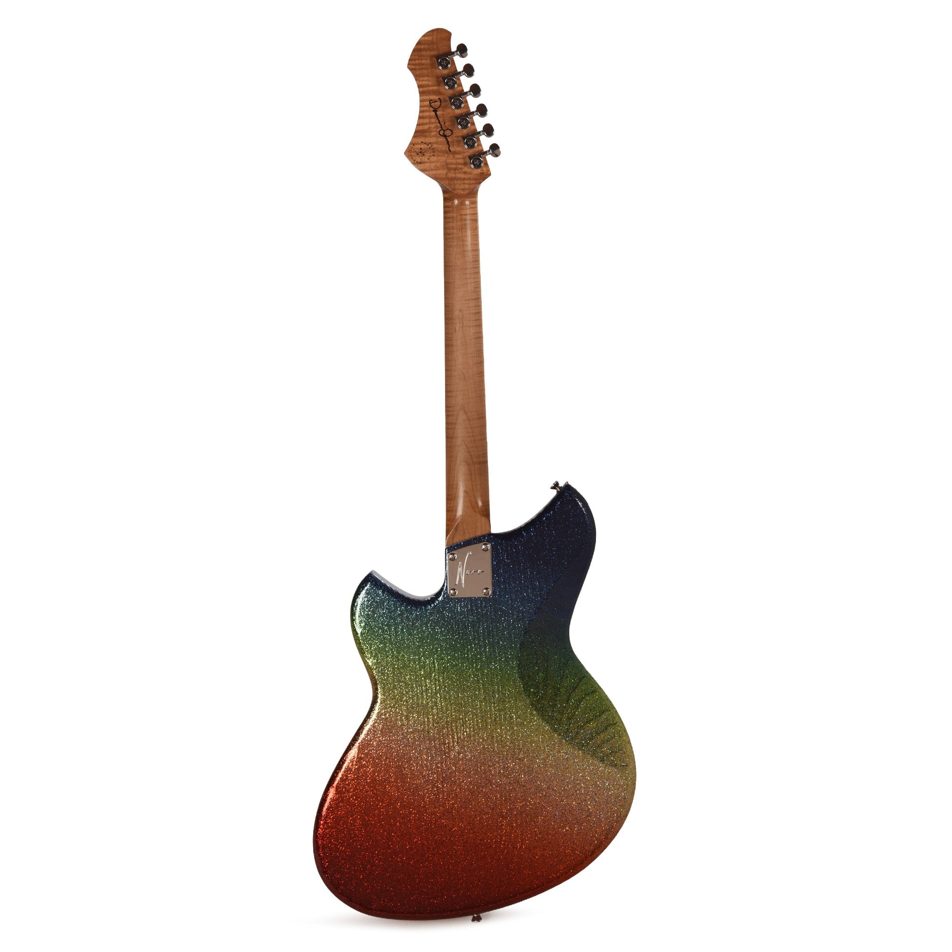 Novo Signature Serus J Dark Side Sparkle Extra Light Distress w/Lollar Technicolor Foil Pickups
