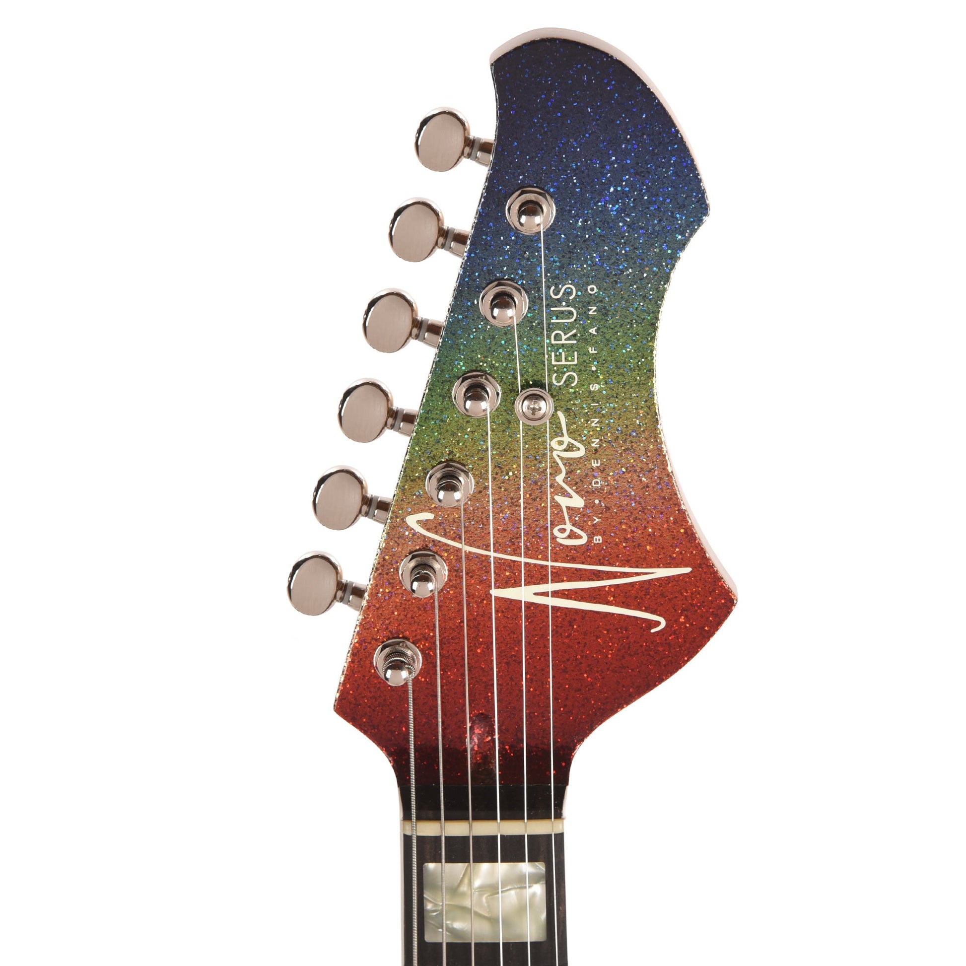 Novo Signature Serus J Dark Side Sparkle Extra Light Distress w/Lollar Technicolor Foil Pickups