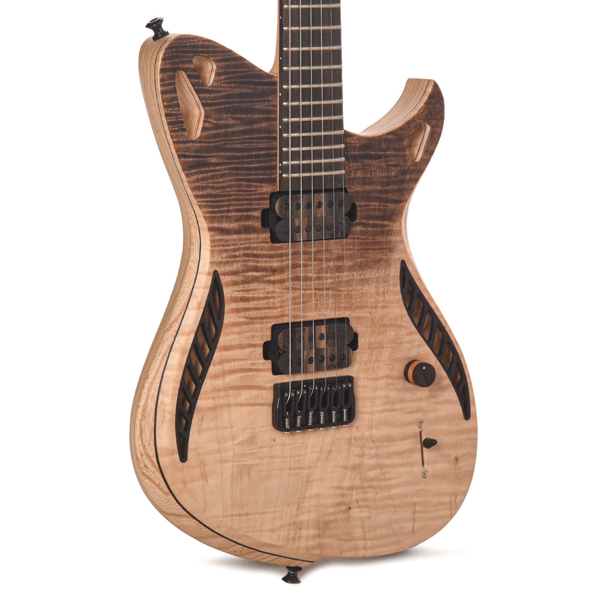OD Guitars Athena Maple/Swamp Ash Satin Matte Antique Brown Wash w/ Bare Knuckle Polypaf Pickups