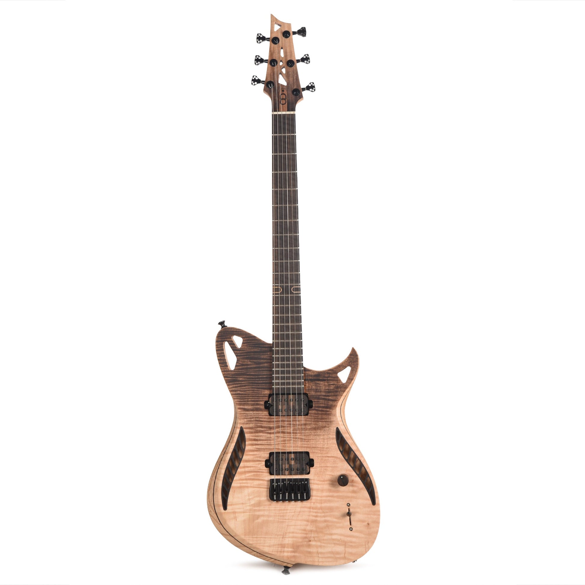OD Guitars Athena Maple/Swamp Ash Satin Matte Antique Brown Wash w/ Bare Knuckle Polypaf Pickups