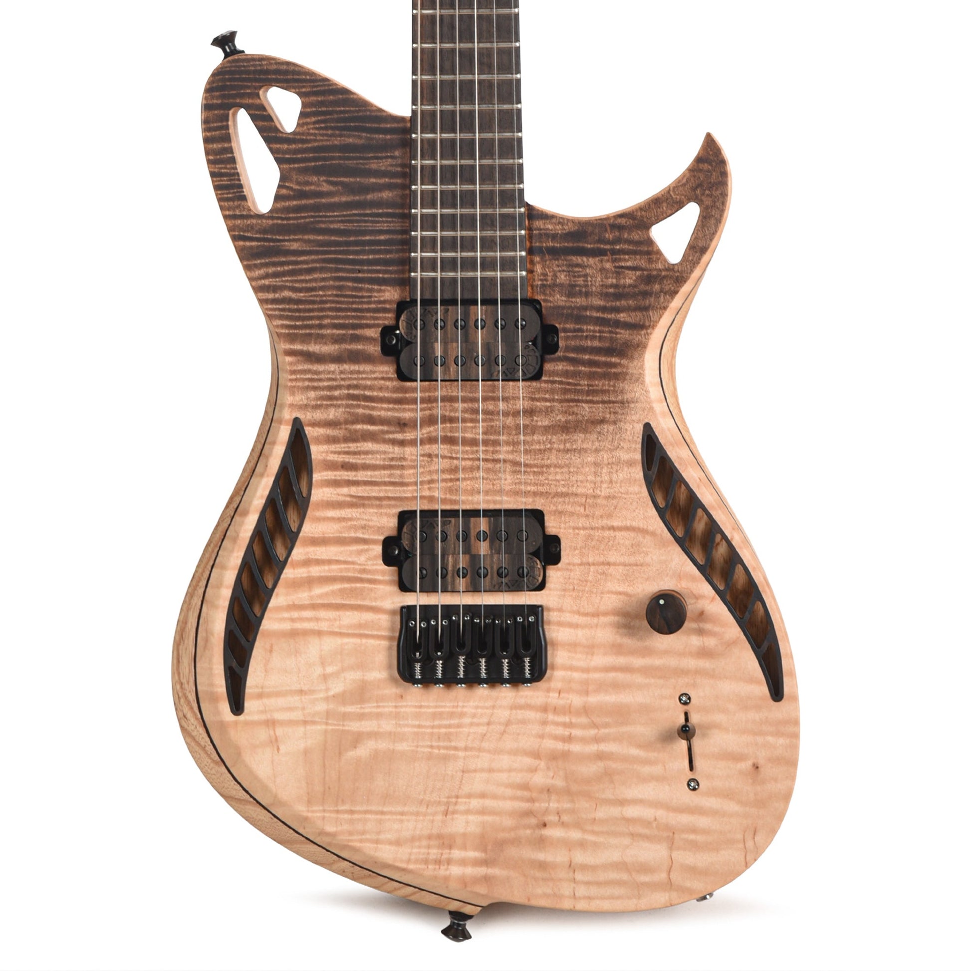 OD Guitars Athena Maple/Swamp Ash Satin Matte Antique Brown Wash w/ Bare Knuckle Polypaf Pickups