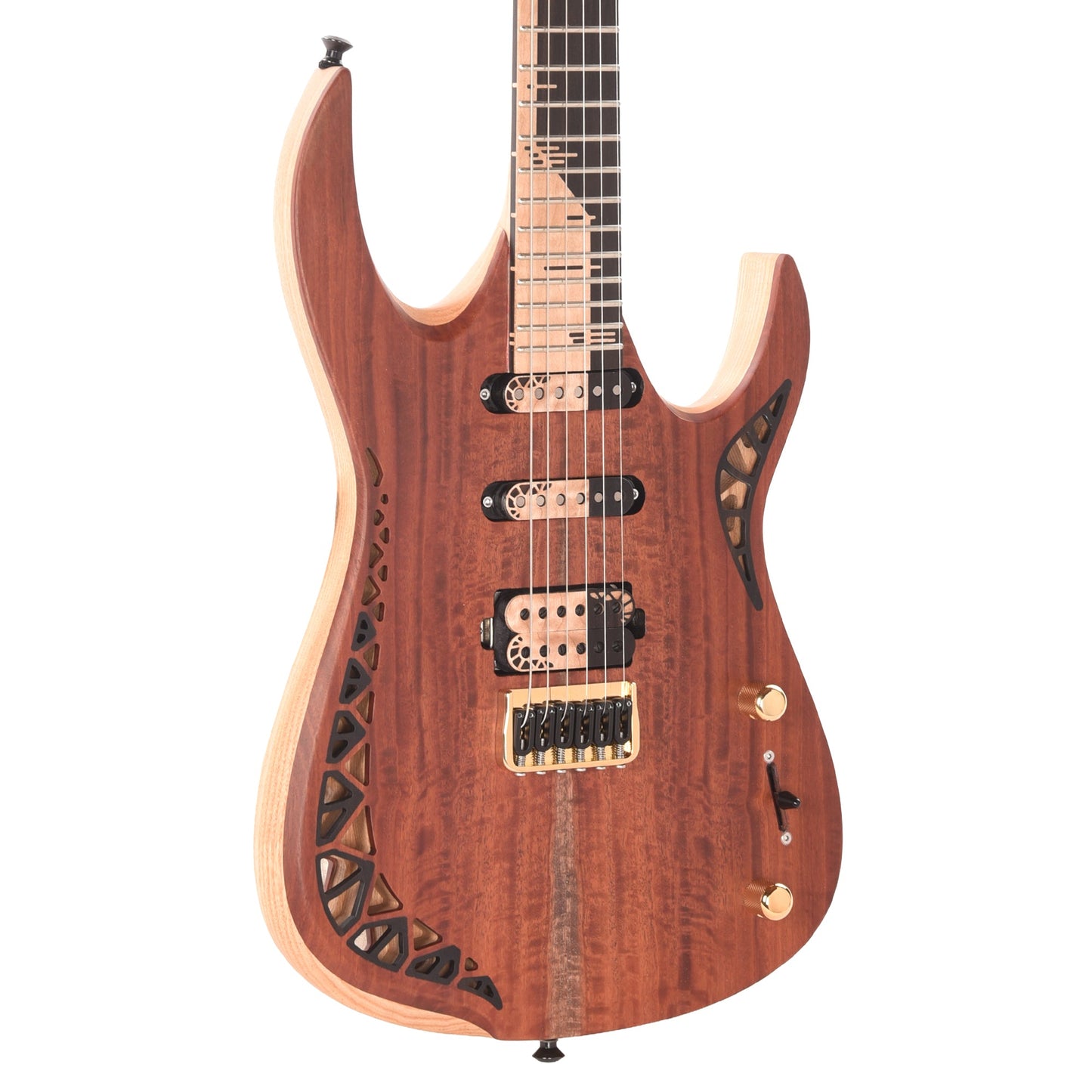 OD Guitars Bia Eucalyptus/Swamp Ash Natural HSS w/ Bare Knuckle Pickups