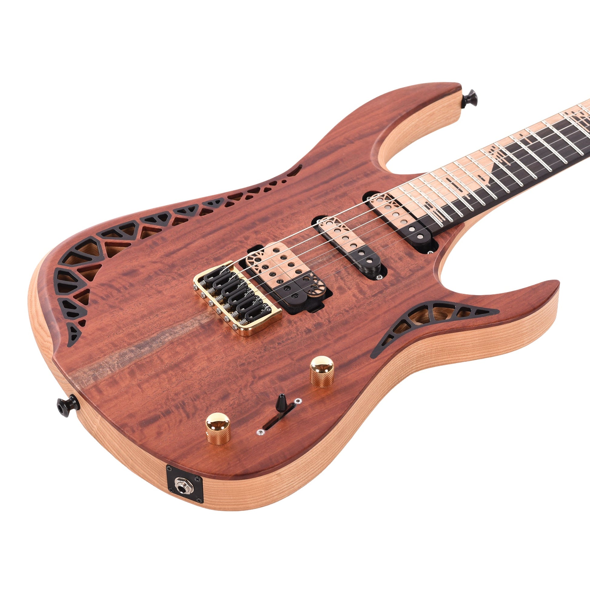 OD Guitars Bia Eucalyptus/Swamp Ash Natural HSS w/ Bare Knuckle Pickups