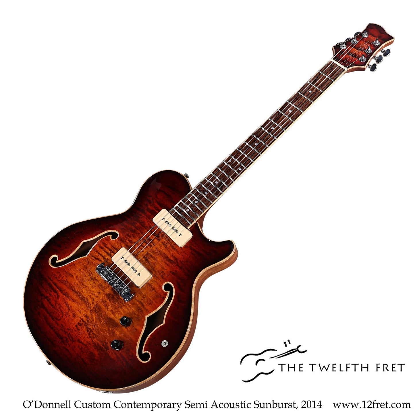 O'Donnell Custom Contemporary Semi Acoustic Sunburst, 2014  [USED]