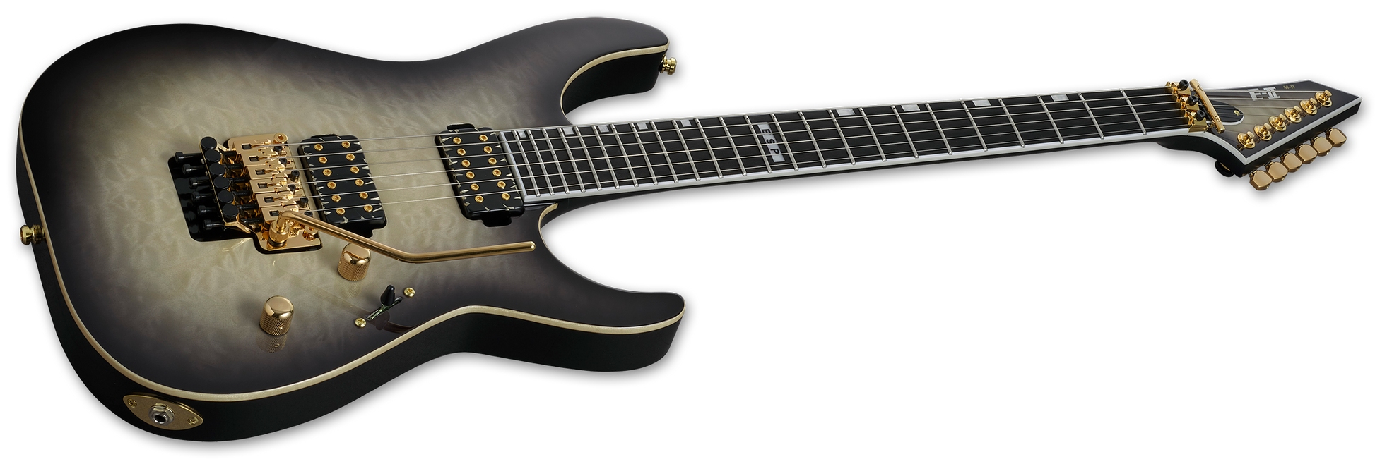 ESP E-II M-II Black Natural Burst