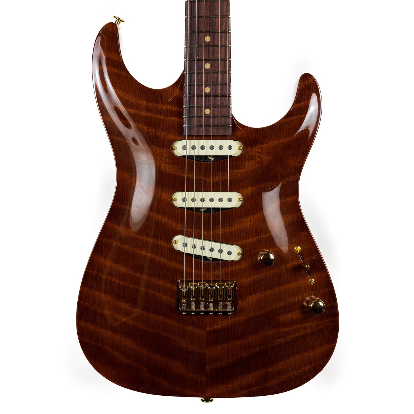 Pensa Soho Custom, Flame Redwood, Caramel #1313