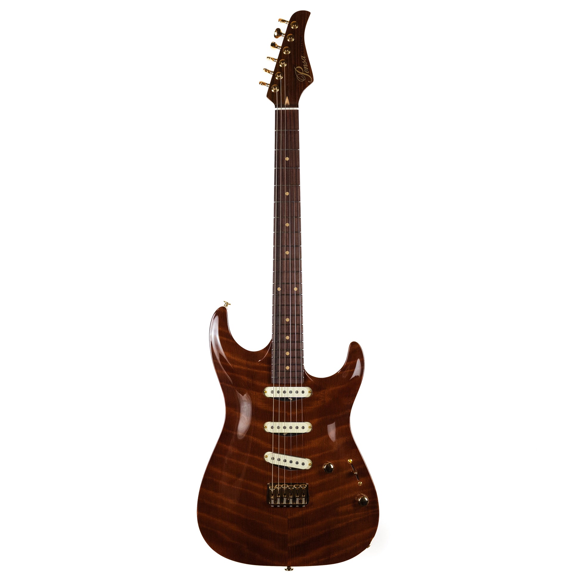 Pensa Soho Custom, Flame Redwood, Caramel #1313